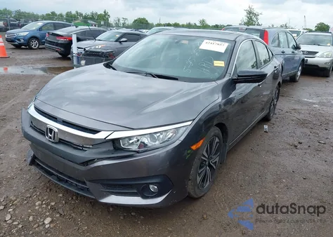 2018 Honda Civic Ex-L из США, поврежденный, VIN JHMFC1F79JX026437